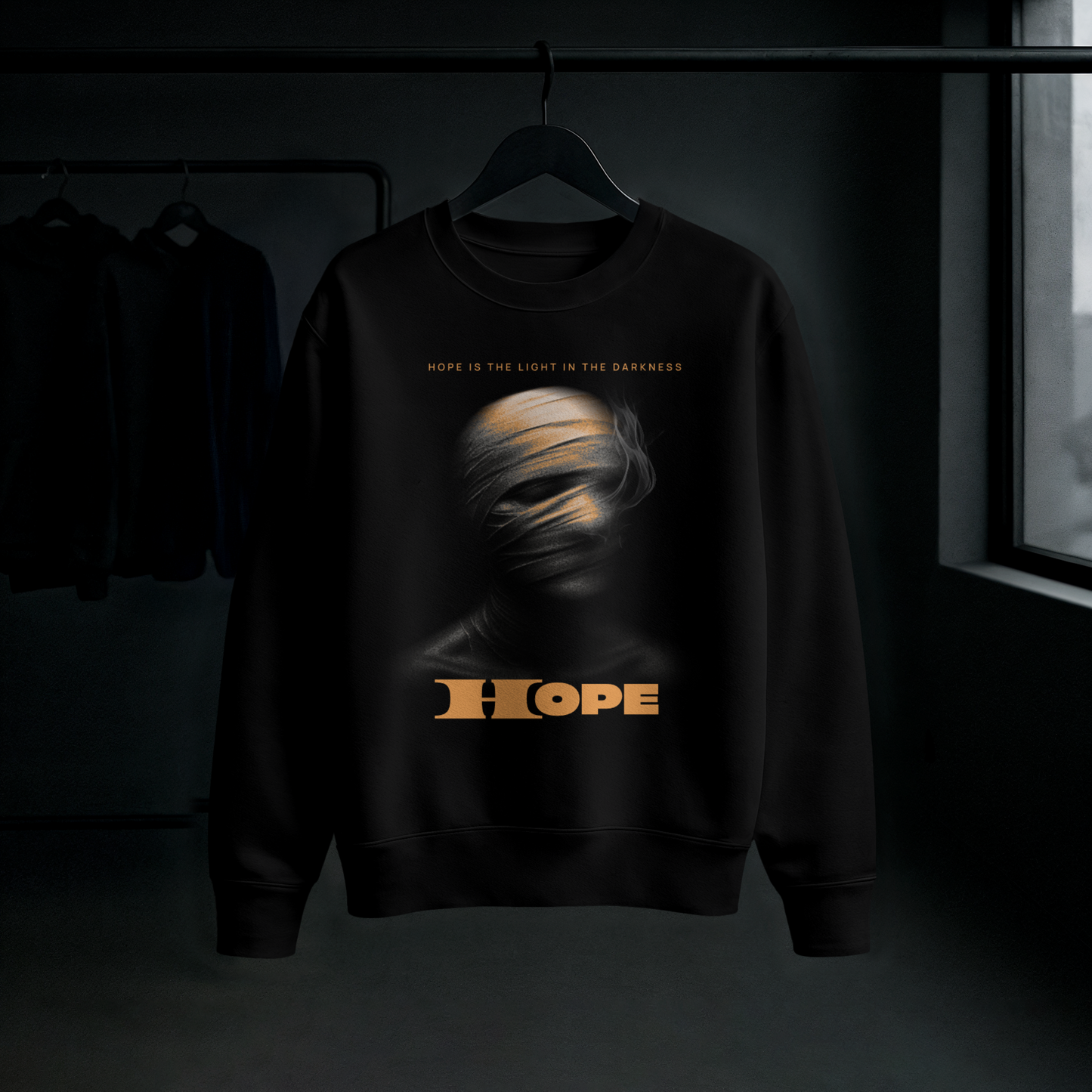 “Hope in Darkness” Premium Graphic Sweatshirt
